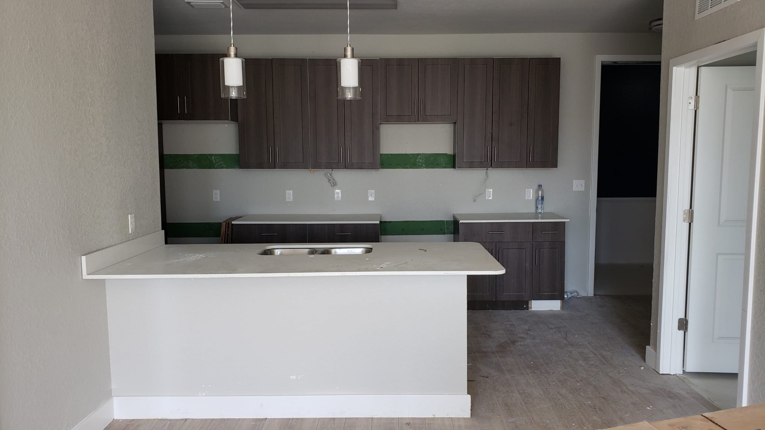 Kitchen Area of an Apartment at LIV+ Gainesville