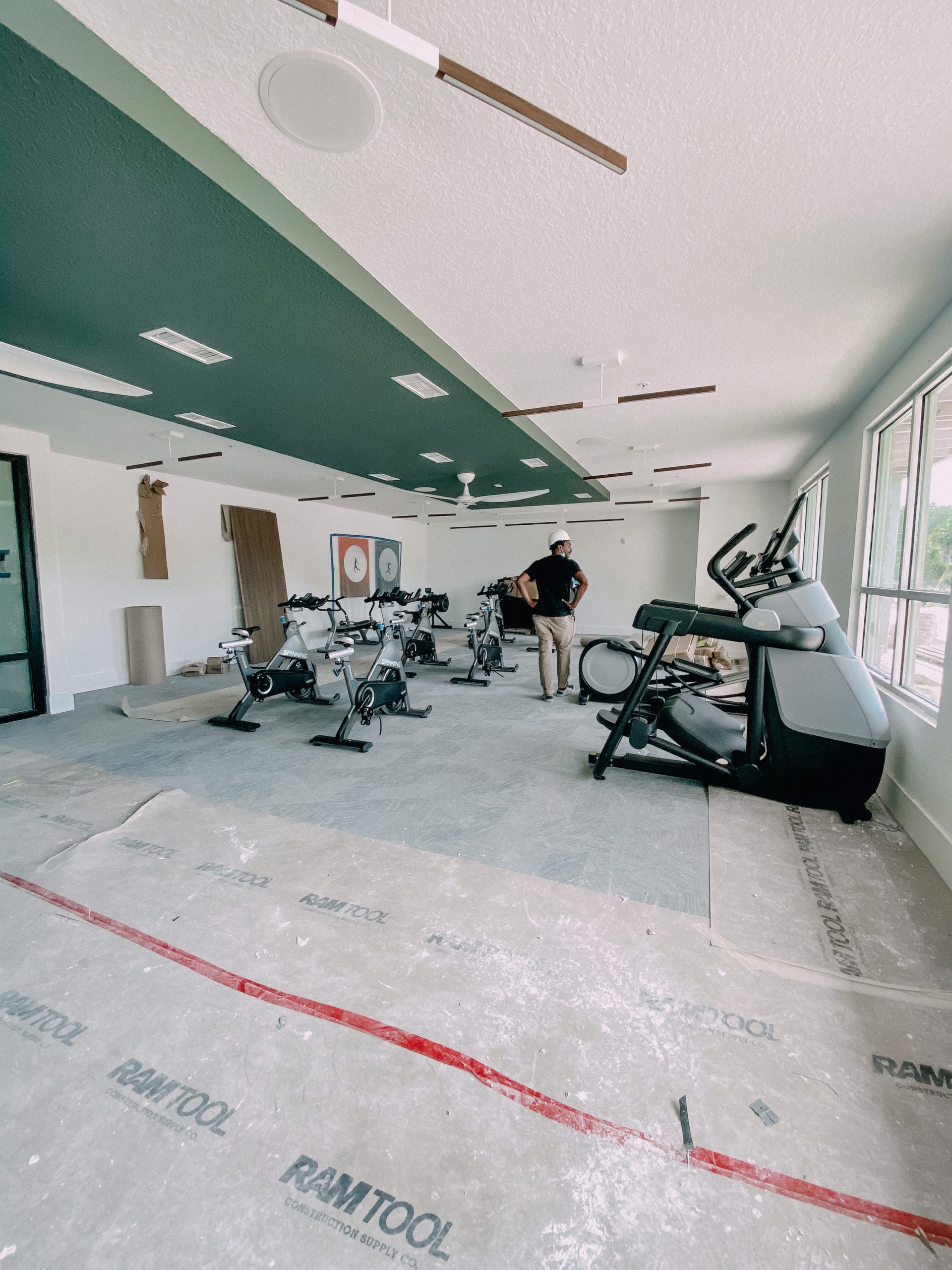 Exercise Room at Liv+ Gainesville That's Under Construction